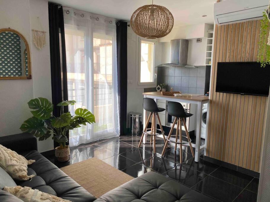 Appart T2 Calme - Centre De Canet - Parking - Clim Ngoại thất bức ảnh