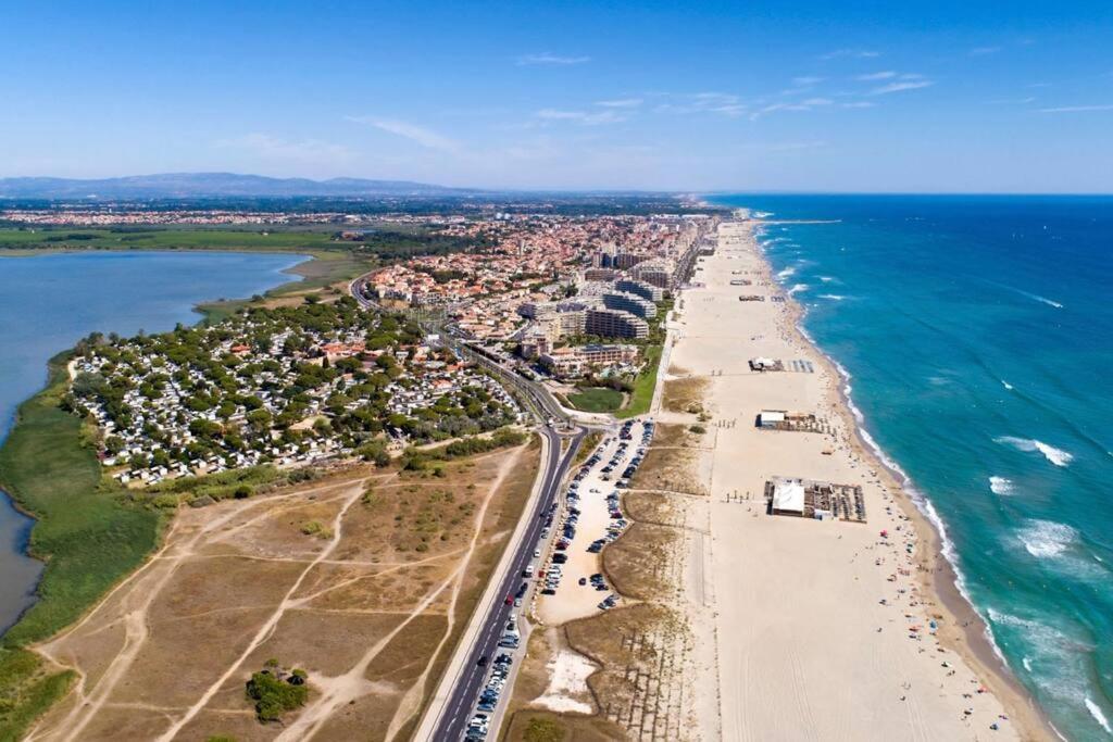Appart T2 Calme - Centre De Canet - Parking - Clim Ngoại thất bức ảnh